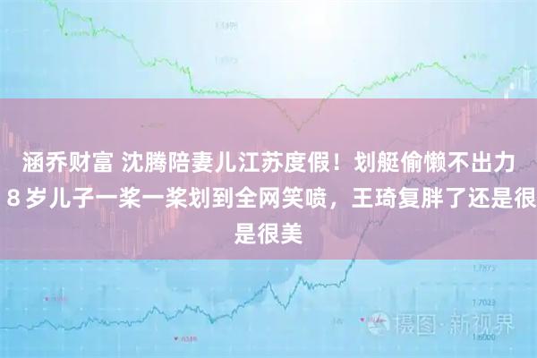 涵乔财富 沈腾陪妻儿江苏度假！划艇偷懒不出力，８岁儿子一桨一桨划到全网笑喷，王琦复胖了还是很美