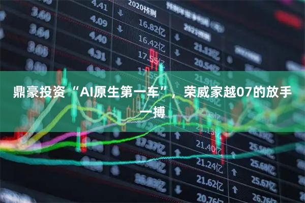 鼎豪投资 “AI原生第一车”，荣威家越07的放手一搏
